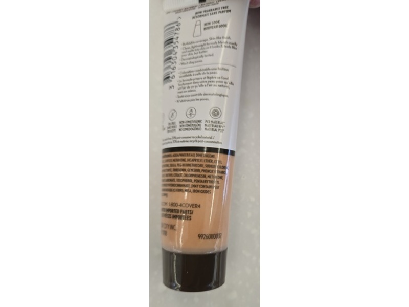 Cover Girl Clean Invisible Foundation, 120 Creamy Natural, 1 fl oz/30 mL