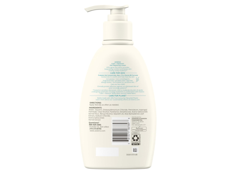 Aveeno Restorative Skin Therapy, Oat Repairing Cream, 12 oz/340 g