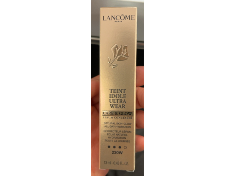 Lancome Teint Idole Ultra Wear Care & Glow Concealer Serum, 230W, 0.43 fl oz/13 mL