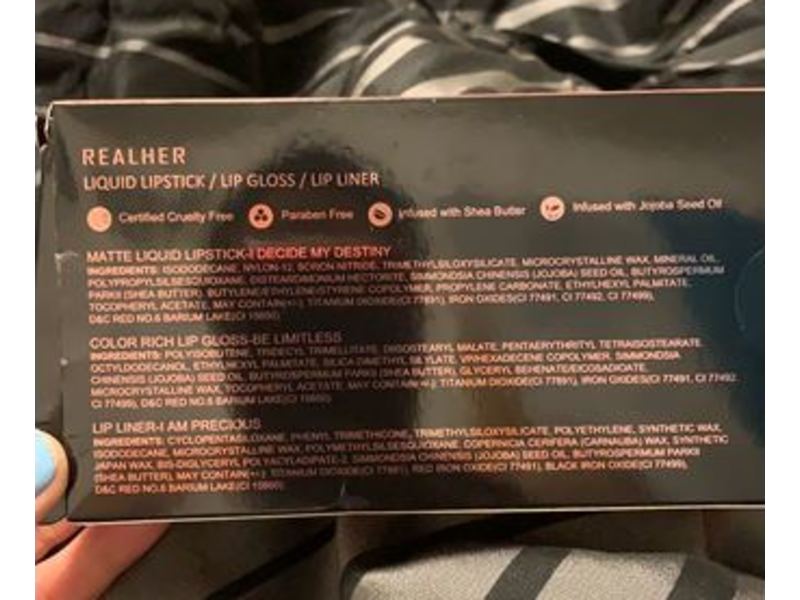 Realher I Can & I Will Lipstick Set