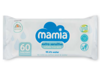 Mamia Extra Sensitive Baby Wipes, 60 Count - Image 2
