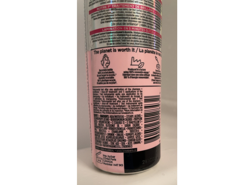 L'oreal Paris Glycolic Gloss 5 Minute Lamination Treatment, Glycolic Acid Complexe Gloss, 200 mL