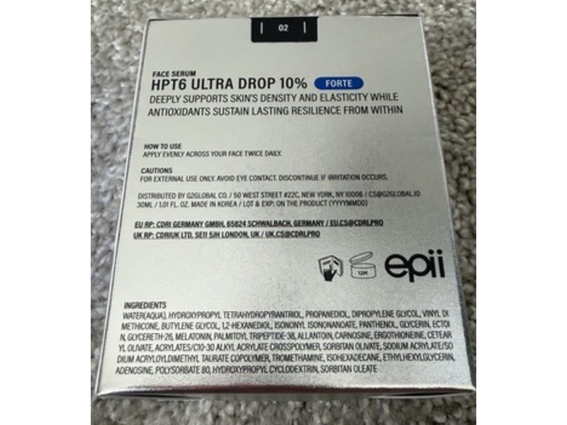 Epii HPT6 Ultra Drop Face Serum, 1.01 fl oz/30 mL