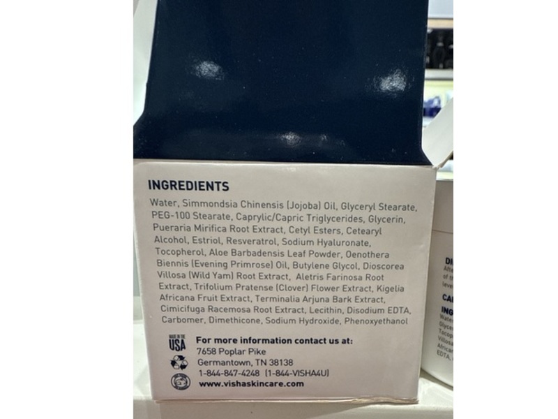 Visha Skincare 4 In 1 Rejuvenating Moisturizer, 1.8 fl oz/51 g