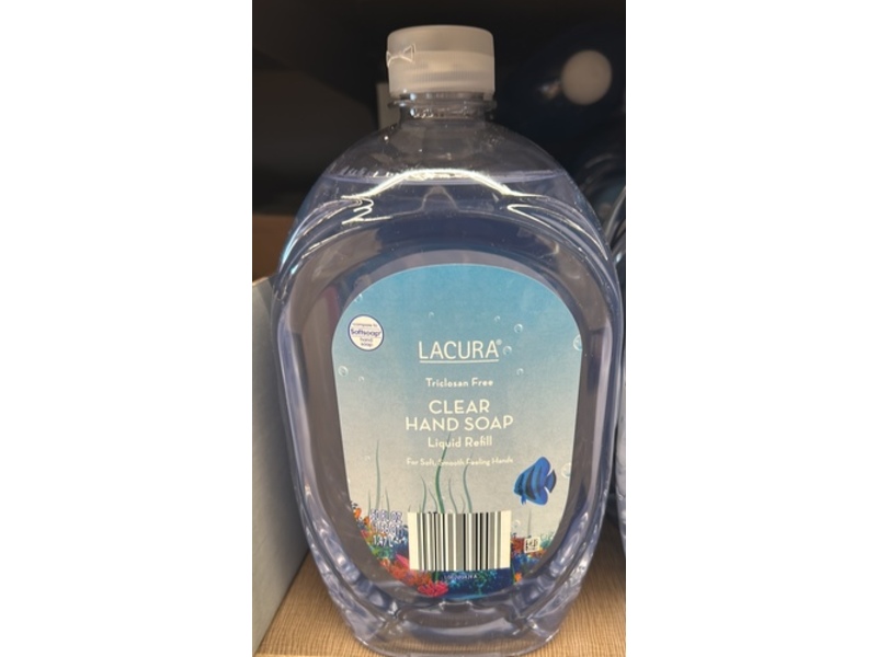 Lacura Clear Hand Soap Liquid Refill, 50 fl oz/1.47 L