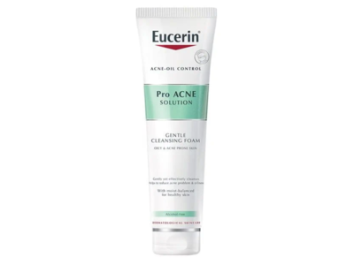 Eucerin Pro Acne Solution 3X Treatment Gel To Foam Cleanser, 150 mL