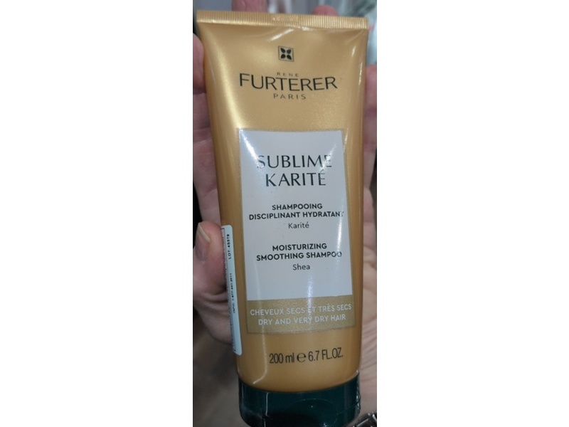 Rene Furterer Moisturizing Smoothing Shampoo, Shea, 6.7 fl oz/200 mL