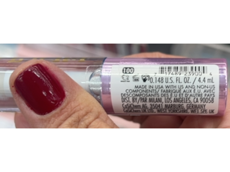 Milani Highly Rated Diamond Lip Gloss, Clear, 0.148 oz/4.4 mL