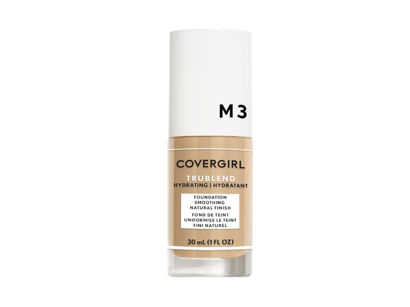 CoverGirl TruBlend Liquid Makeup Foundation, M3 Golden Beige, 1 fl oz/30 mL