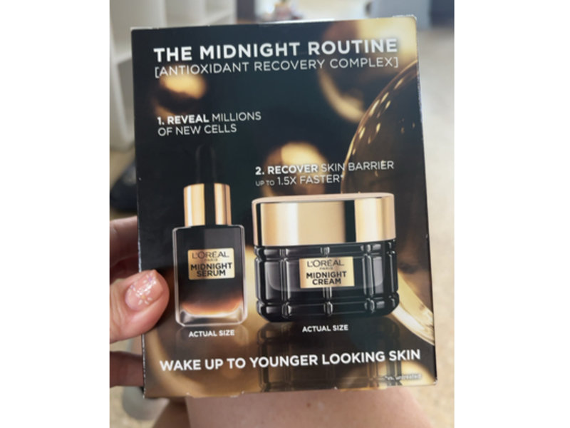L'Oreal Paris Midnight Cream + Serum Set