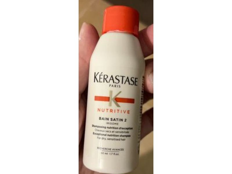 Kerastase Nutritive Shampoo, Bain Satin 2, Irisome, 1.7 fl oz/50 mL