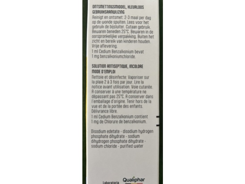 Qualiphar Cedium Benzalkonium Spray, 50 mL