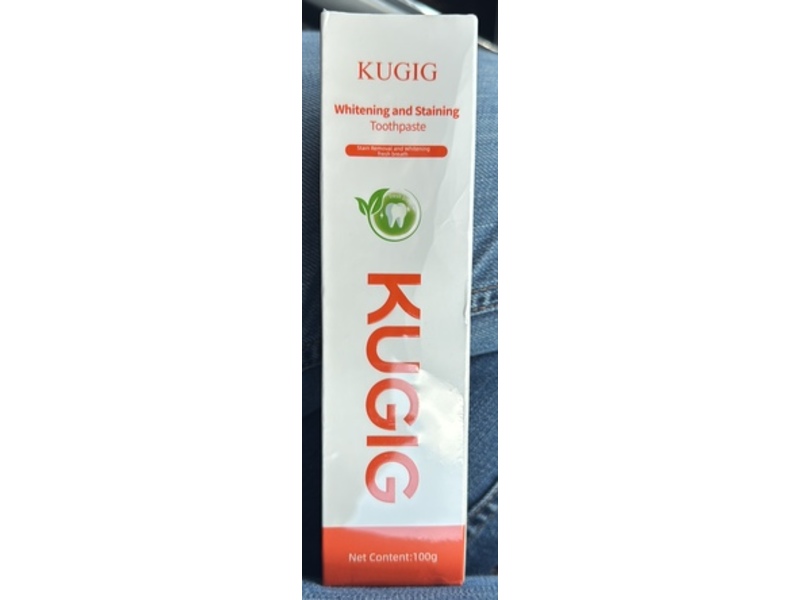 Kugig Whitening And Staining Toothpaste, 100 g