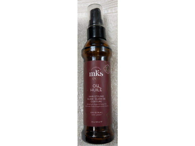 MKS Eco Oil Hair Styling Elixir, Original Scent, 2 fl oz/60 mL