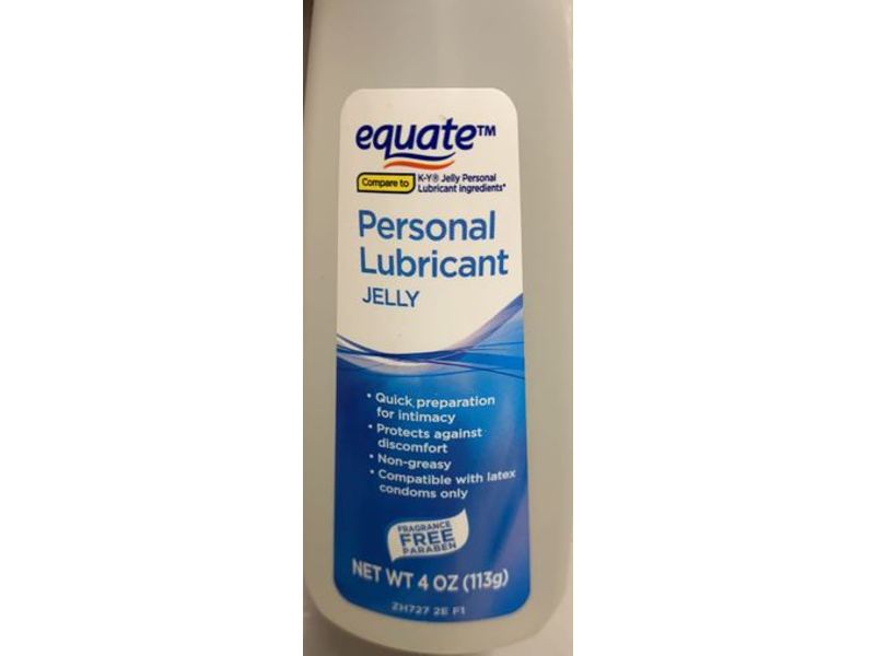 Equate Personal Lubricant Jelly, 4 oz/113 g