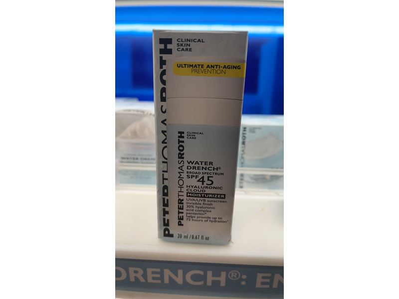 Peter Thomas Roth Water Drench Hyaluronic Cloud Moisturizer, SPF 45, 0.67 fl oz/20 mL