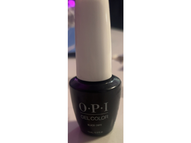 O.P.I Gel Color, Black Onyx, 0.5 fl oz/15 mL