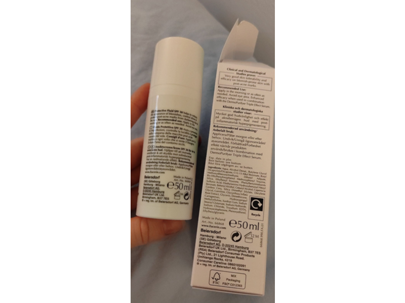 Eucerin Face Fluid Dermo Purifier Oil Control, SPF 30, 50 mL