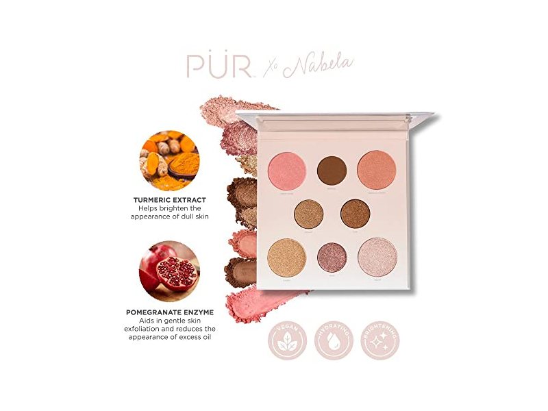 PÜR xo Nabela Embrace Your Face Eye & Cheek Palette, 0.035 oz.