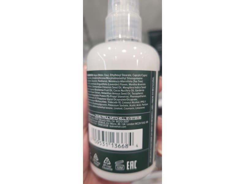 Tea Tree Overnight Moisture Therapy, Lavender Mint, 3.4 fl oz/100 mL.