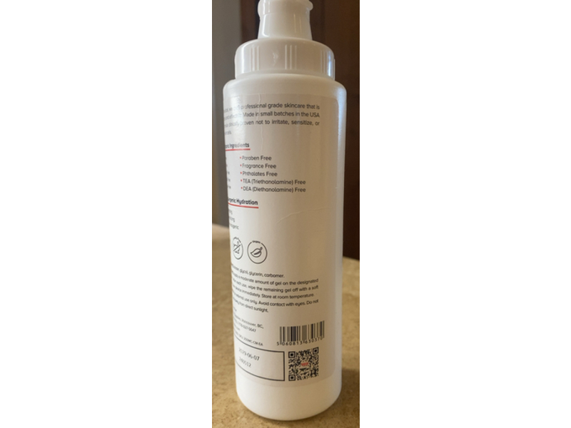 Red Microcurrent Conductive Gel, 8.45 fl oz/250 mL