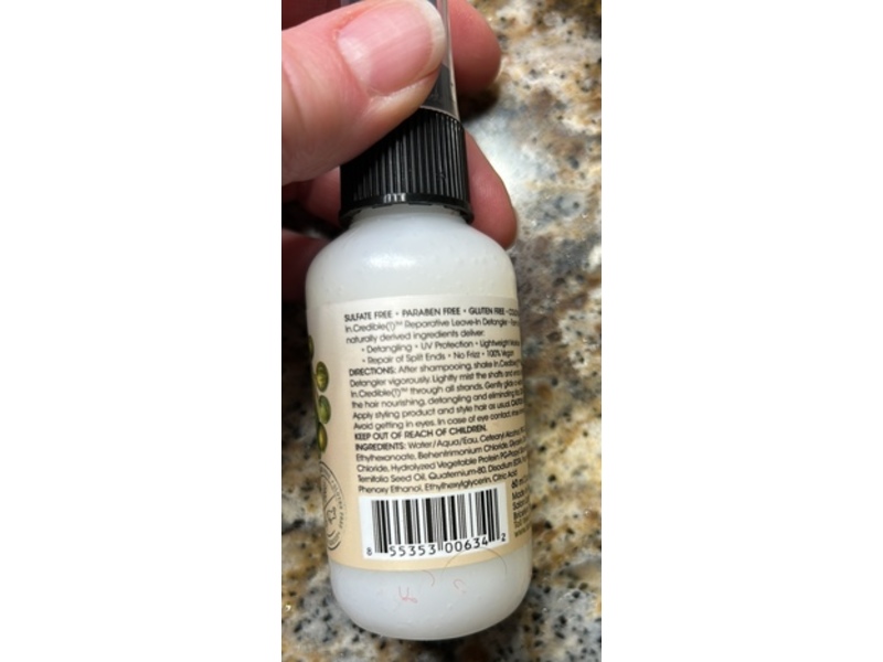 Lis'n Farm To Fashion In.Credible(!) Reparative Leave-In Detangler, 2 oz/60 mL