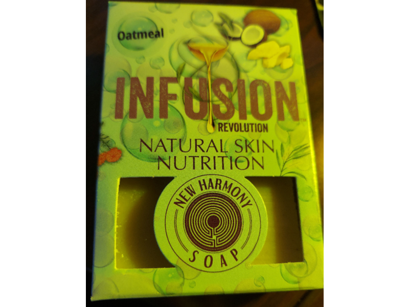 New Harmony Infusion Revolution Skin Nutrition Bar Soap, Oatmeal