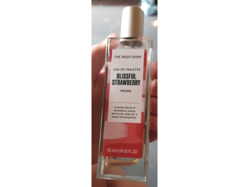 The Body Shop Eau De Tolette, Blissful Strawberry, 1.69 fl oz/50 mL