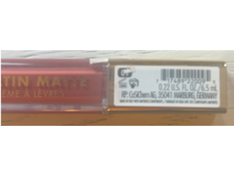 Milani Amore Satin Matte Lip Creme, 09 Velvet, 0.22 fl oz/6.5 mL