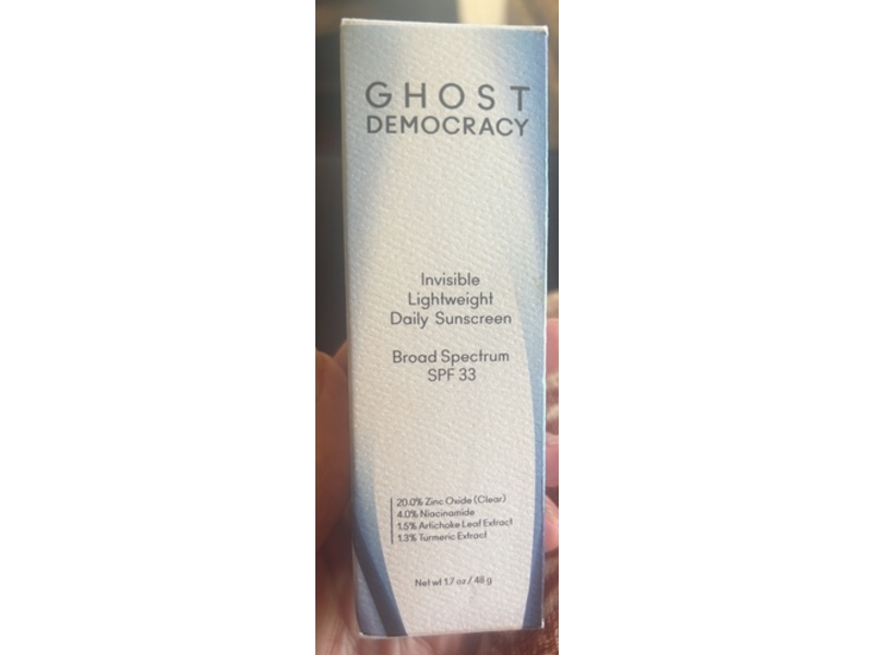 Ghost Democracy Daily Sunscreen, SPF 33, 1.7 oz/48 g
