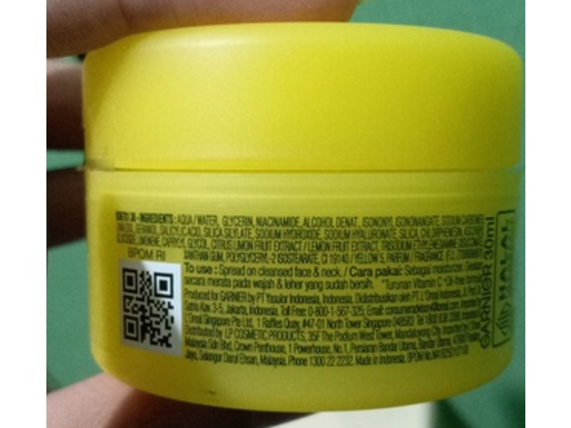 Garnier Dry Touch Cream, Vitamin C, 30 mL