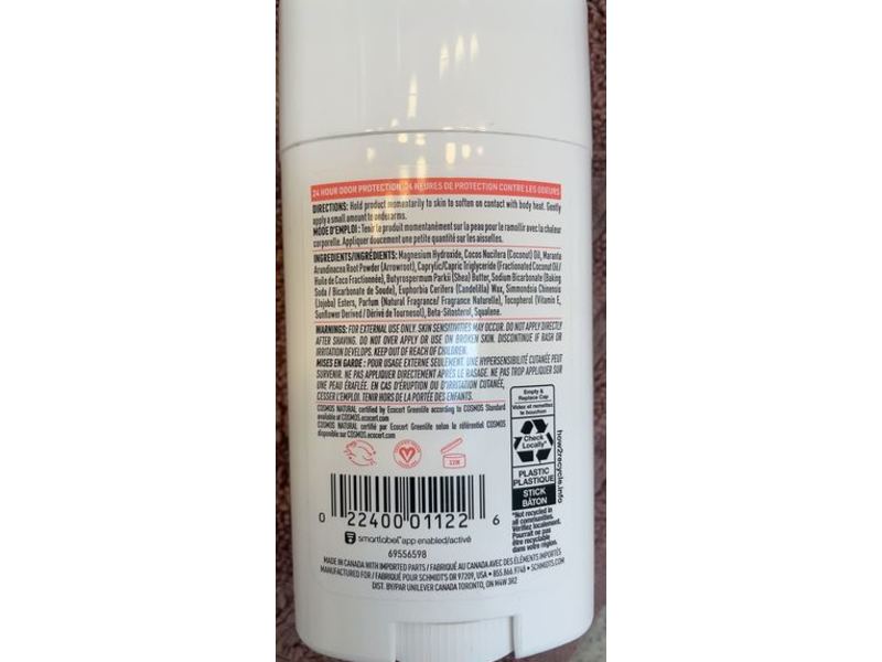 Schmidt's Natural Deodorant, Cactus Flower & Pear, 2.65 oz/75 g