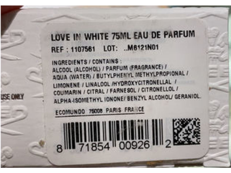 Creed Love In White Spray, 2.5 fl oz/75 mL