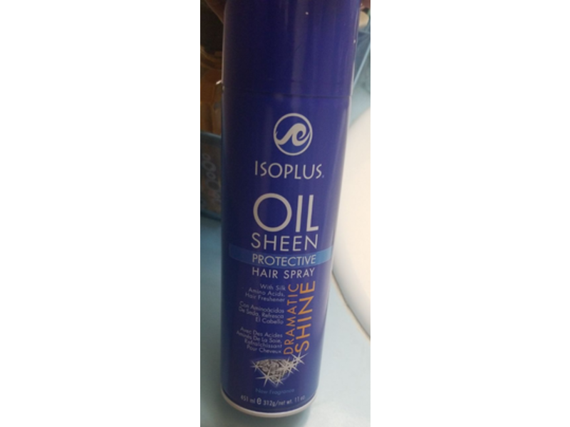 Isoplus Oil Sheen Protective Hair Spray, 11 oz/ 451 mL