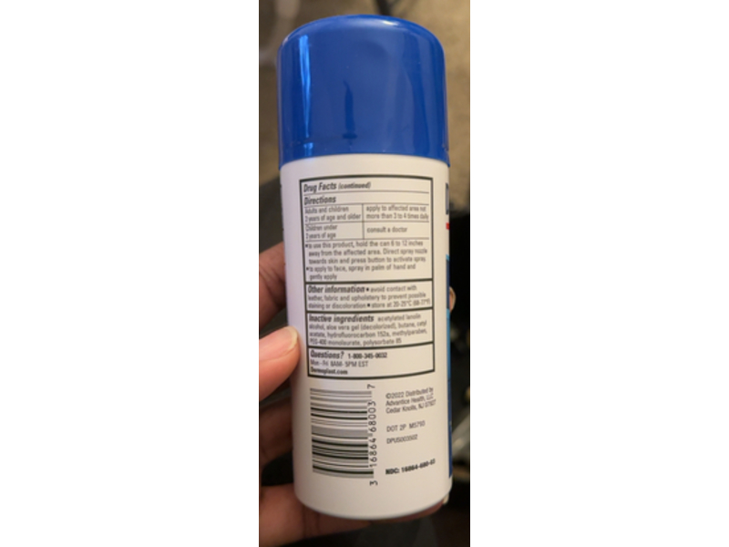 Dermoplast Pain + Burn & Itch Relieving Spray, 3 oz/85 g