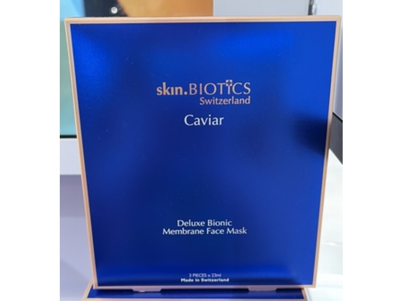 Caviar Skin Biotics Switzerland Deluxe Bionic Membrane Face Mask, 3 Count