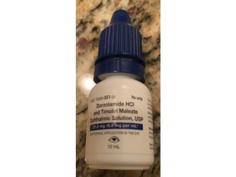 Dorzolamide HCI and Timolol Maleate Ophthalmic Solution 2%/0.5%, 10 mL, Somerset Therapeutics (Rx)