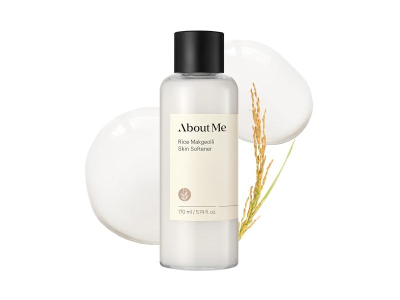 About Me Rice Makgeolli Skin Softener Toner, 5.74 fl oz/170 mL