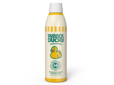 Rubber Ducky Premium Moisturizing Sunscreen Spray, SPF 50, 6 oz/170 g
