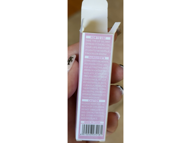 Qibest Lip Oil, Transparent, 6.5 g