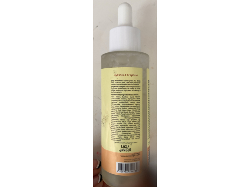 Lazy Jungle Rice Serum, 2.03 fl oz/60 mL