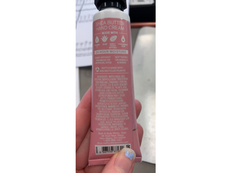 Bath & Body Works Champagne Toast Hand Cream, Shea Butter, 1 fl oz /29 mL, Pack of 3