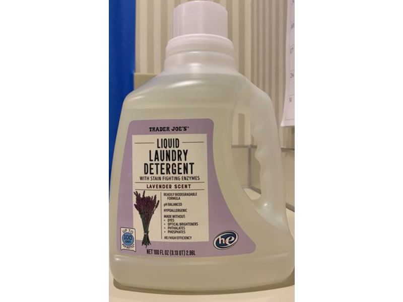 Trader Joe's Liquid Laundry Detergent, Lavender Scent, 100 fl oz