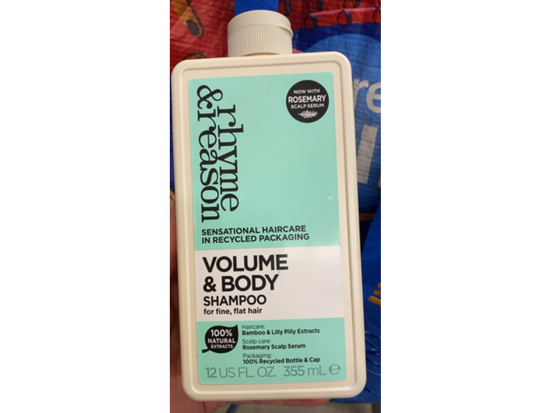 Rhyme And Reason Volume And Body Shampoo, 12 fl oz/355 mL