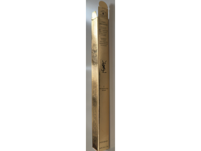 Yves Saint Laurent Lines Liberated Waterproof Eye Pencil, 02 Deconstructed Brown, 0.004 oz/1.2 g