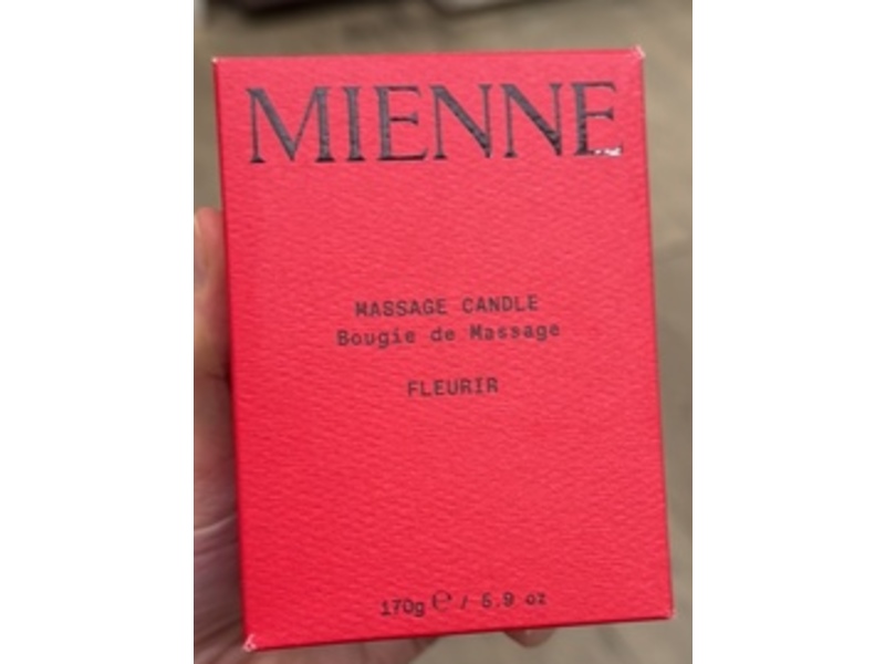 Mienne Massage Candle, Fleurir, 5.9 oz/170 g