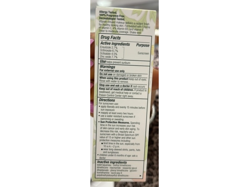 Clinique Even Better Clinical Vitamin Makeup, SPF 45, Light Warm 3, 1 fl oz/30 mL