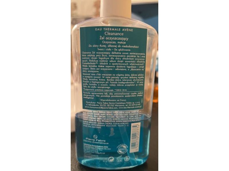 Avene Cleanance Cleansing Gel, 13.5 fl oz/400 mL