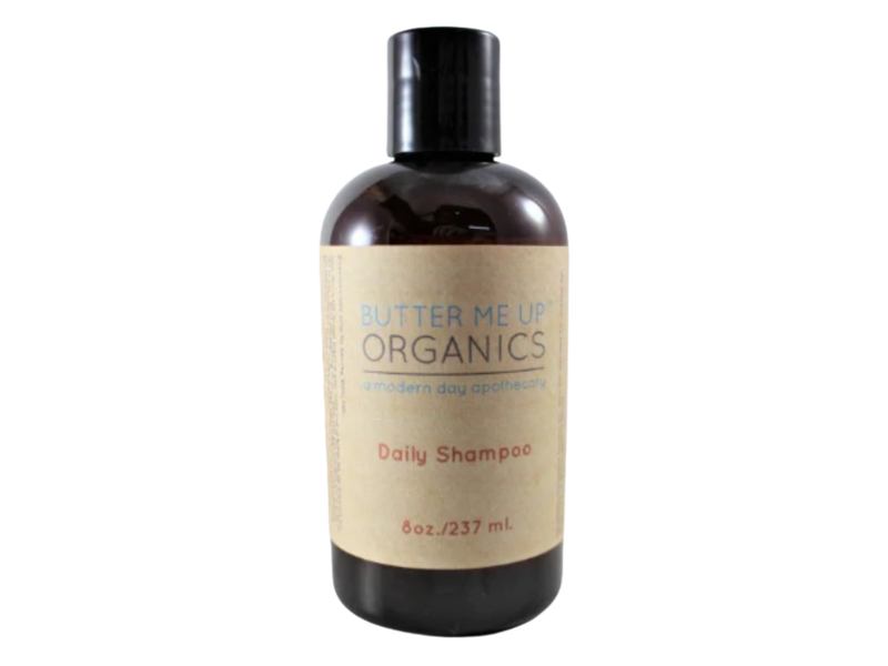 Butter Me Up Organics Daily Shampoo, Jasmine & Rose, 8 oz/237 mL
