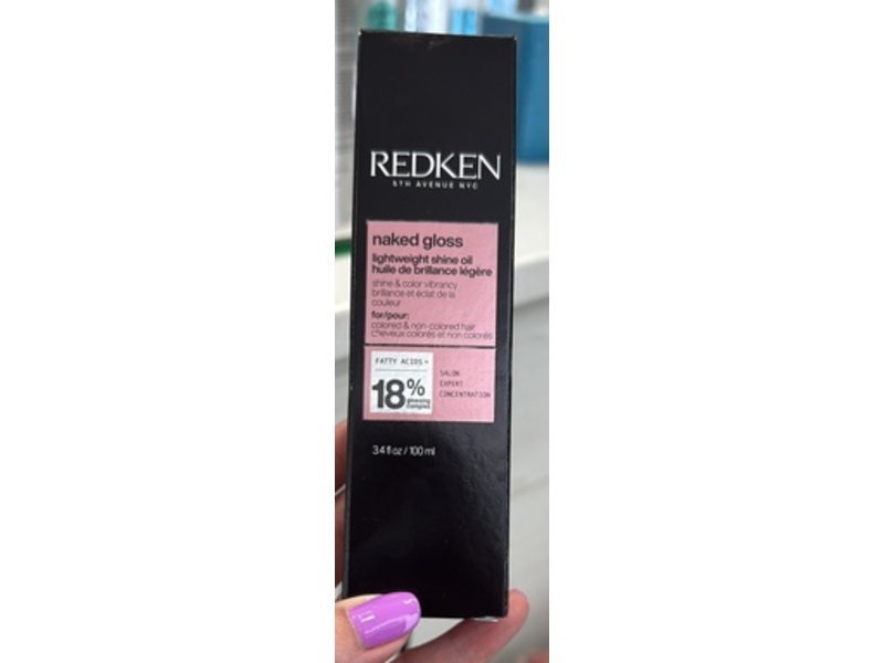 Redken Naked Lightweight Gloss Shine Oil, 3.4 fl oz/100 mL